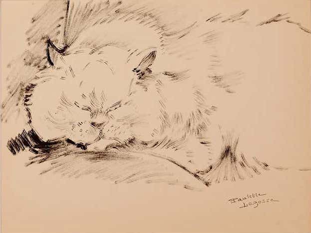 Marie-Paulette Lagosse, The Cat Marie-Paulette Lagosse, The Cat