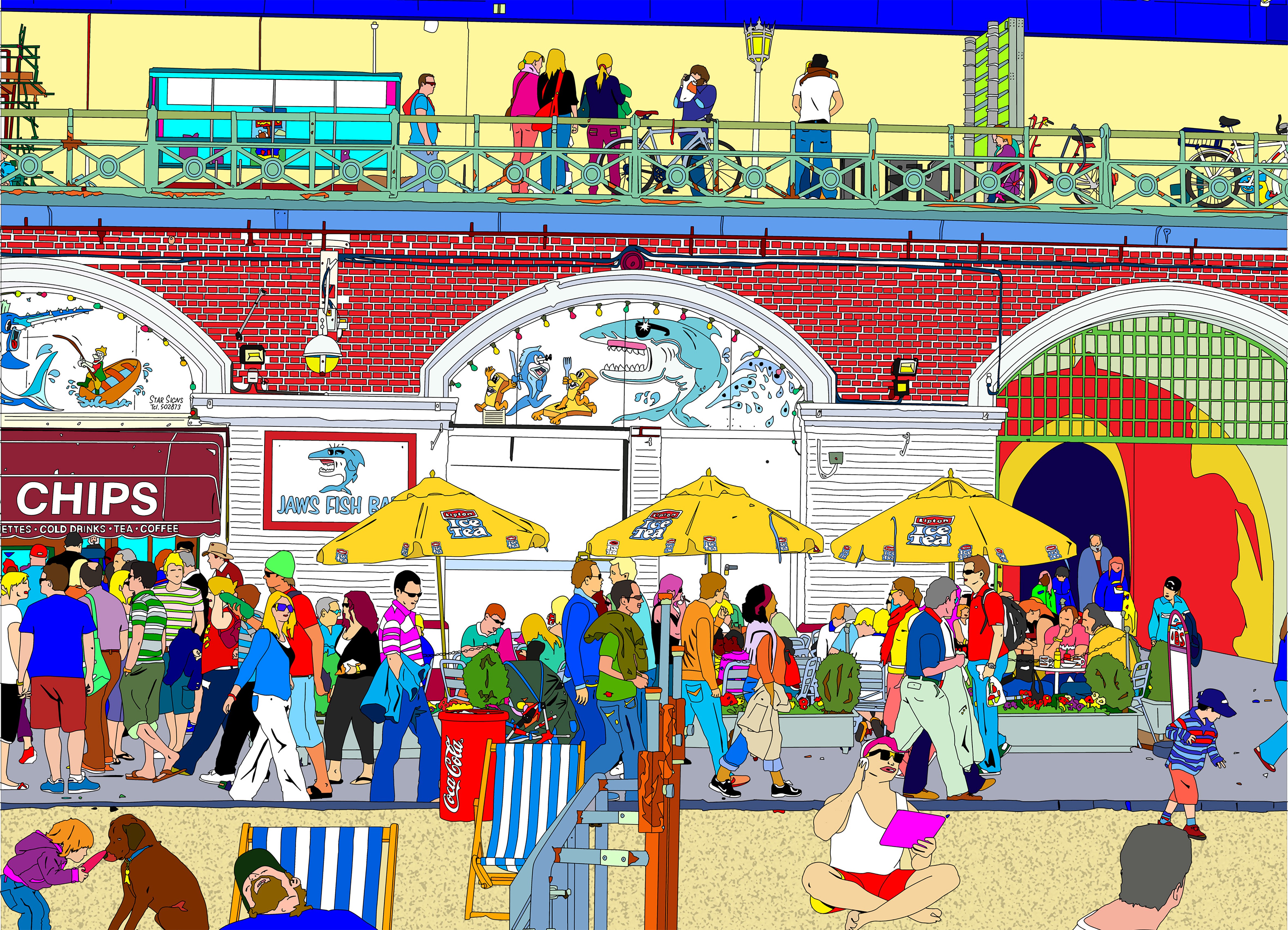 Marco Santaniello, Brighton boardwalk, UK Marco Santaniello, Brighton boardwalk, UK