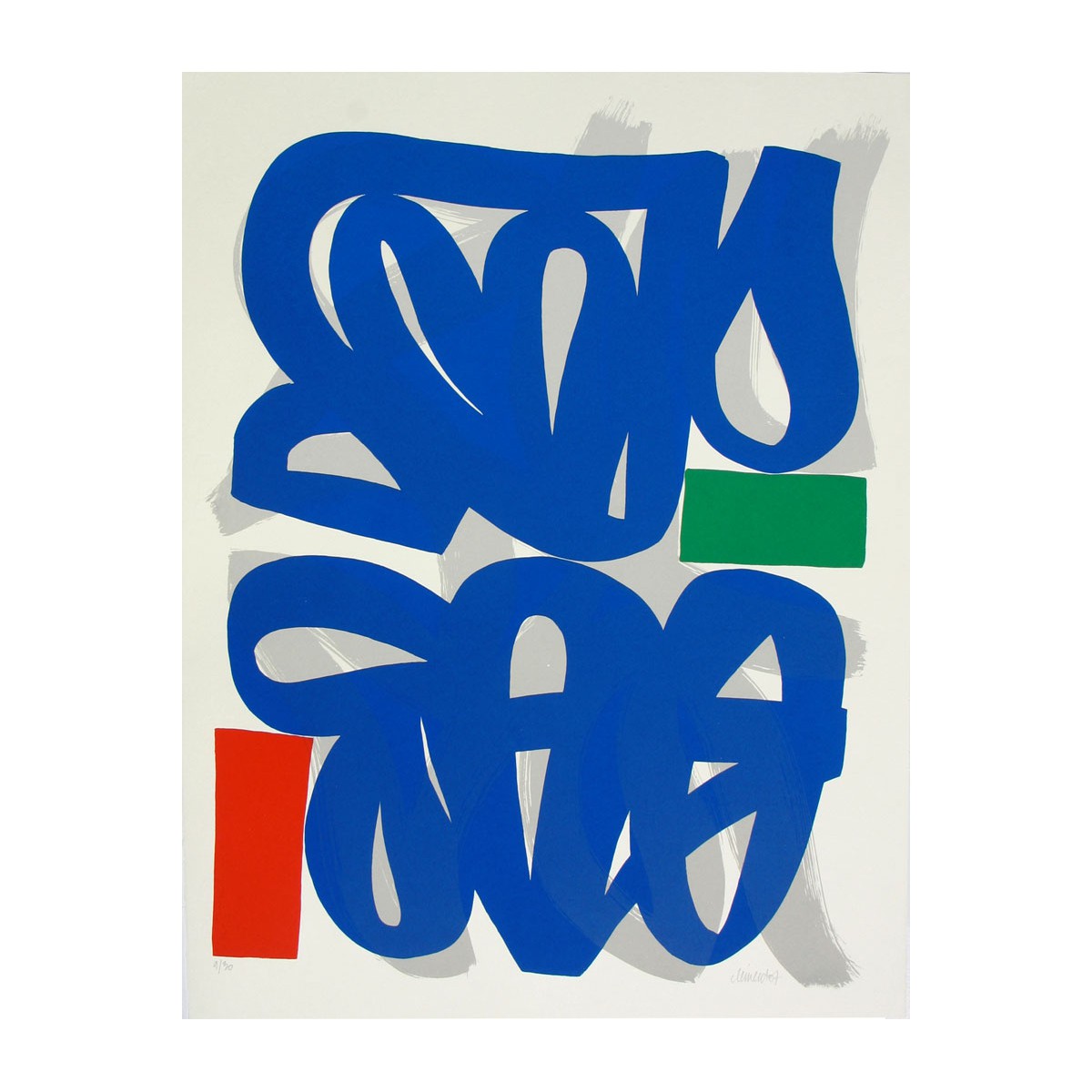 Alain Clément, Bleu et vert Alain Clément, Bleu et vert