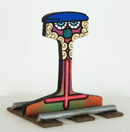 Chef de quai "double face" 2 - Smole sculpture, Smole