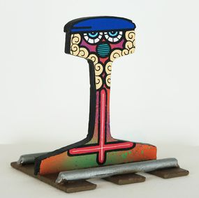 Chef de quai "double face" 2 - Smole sculpture, Smole