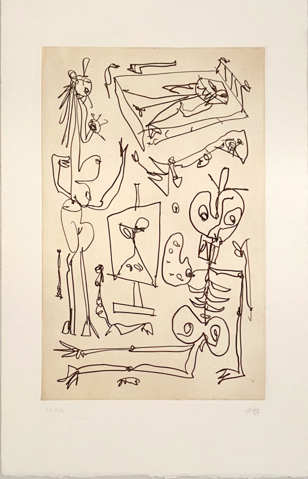 Antonio Saura, Cuento collazos Antonio Saura, Cuento collazos
