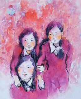 Painting, Mes amis du lycée, Sounya Whang