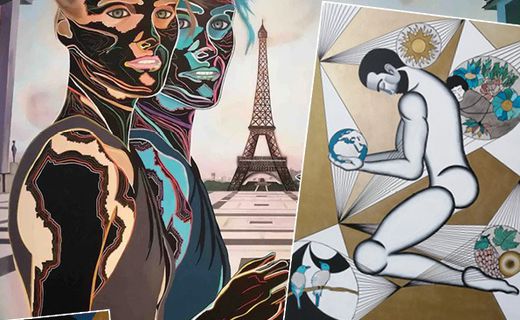 Human Race - Les tableaux de Caroline David