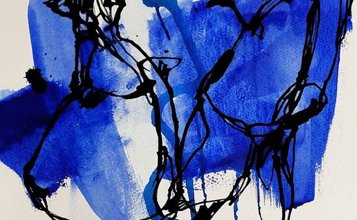 Colour your world with abstract paintings by Angela Morris-Winmill