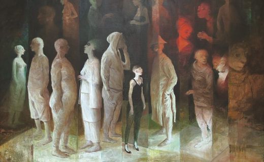 Genèse actuelle, Paintings by Bertrand Bataille