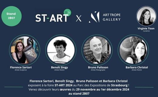 ST-ART Messe für zeitgenössische Kunst und Design 2024, Stand 2B07