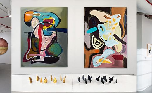 Human abstraction II: Paintings, Mixed Media and Sculptures