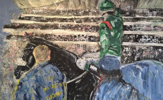 Exposition Monde des courses Hippodrome Clairefontaine Deauville